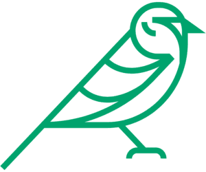 green sparrow icon